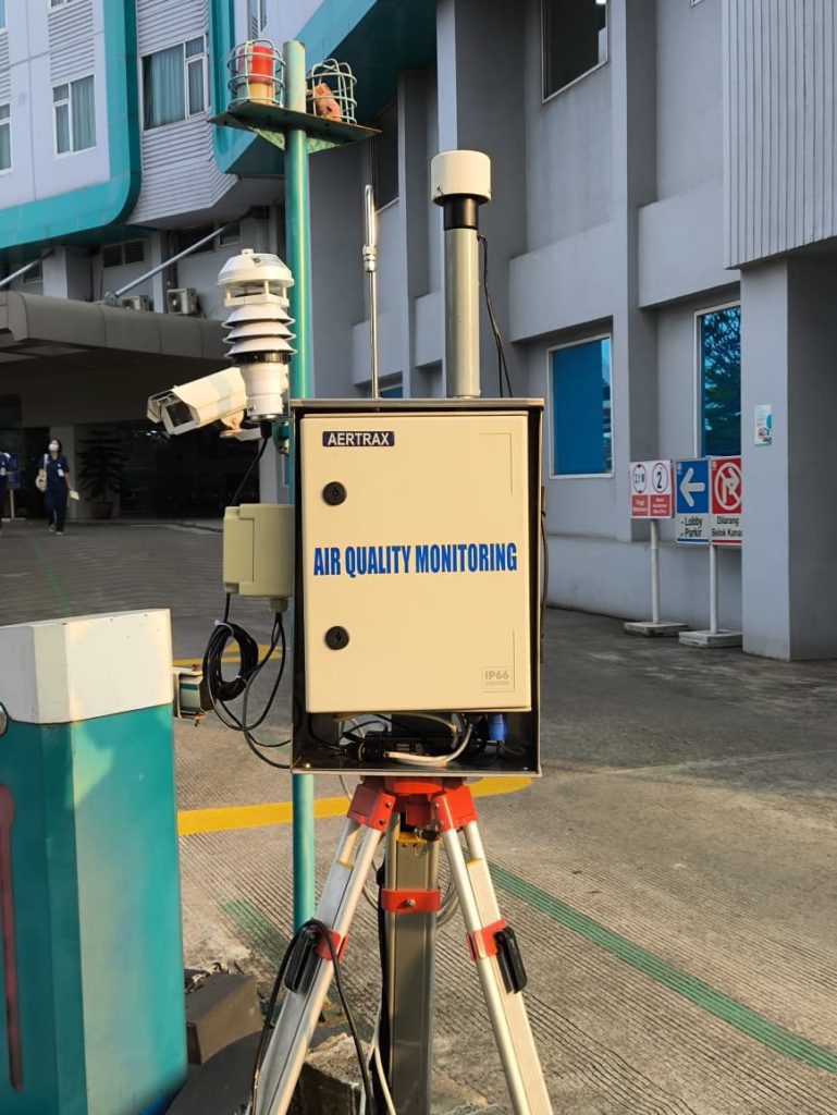 Unit AQMS Aertrax untuk pemantau kualitas udara